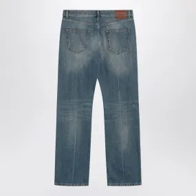 Alexander Mc Queen Faded Blue Jeans