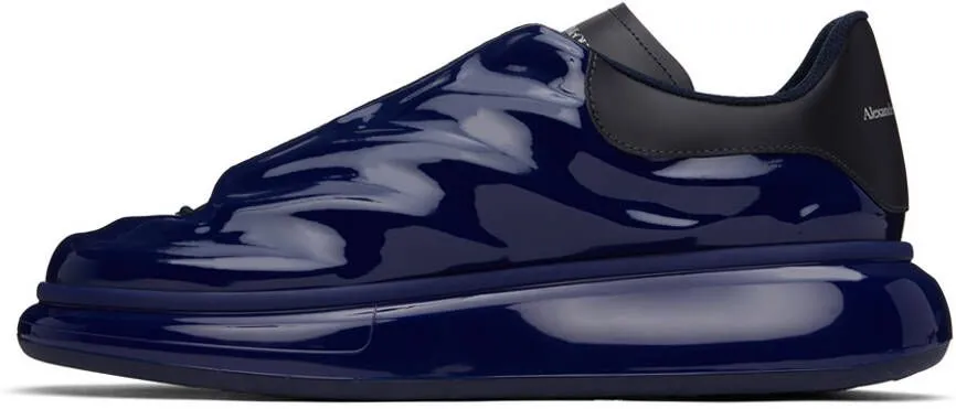 Alexander McQueen Navy Gloss Lux Sneakers