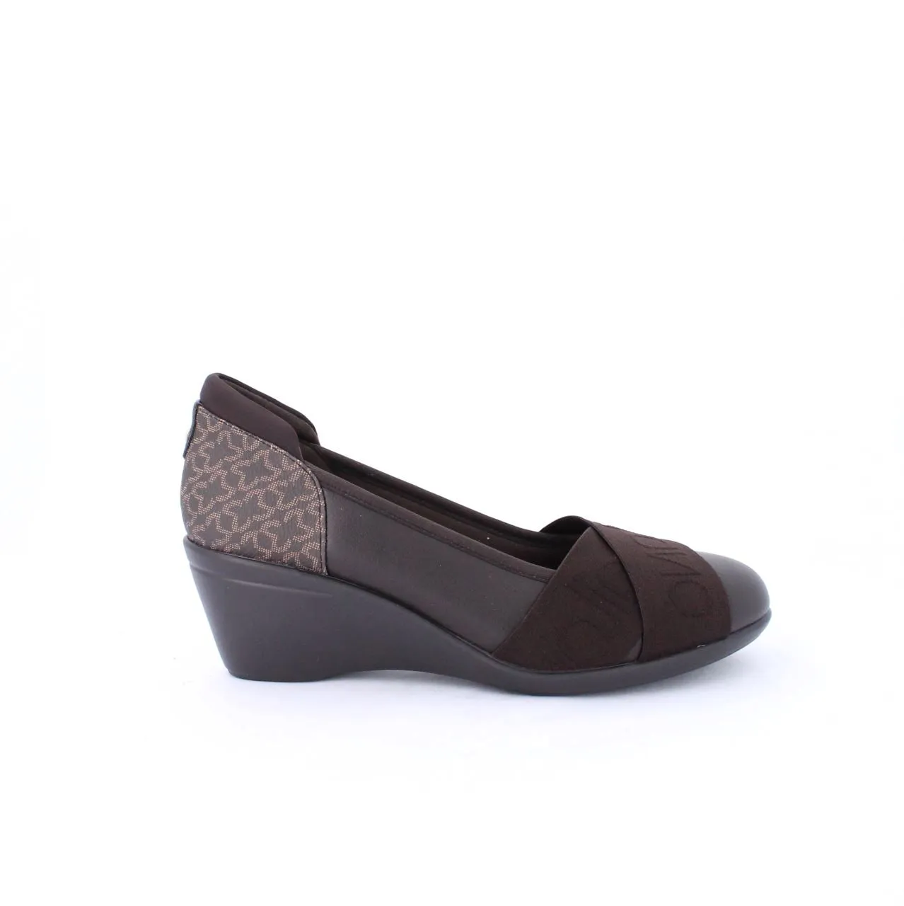 ALEXIE WEDGE PUMPS  - BROWN