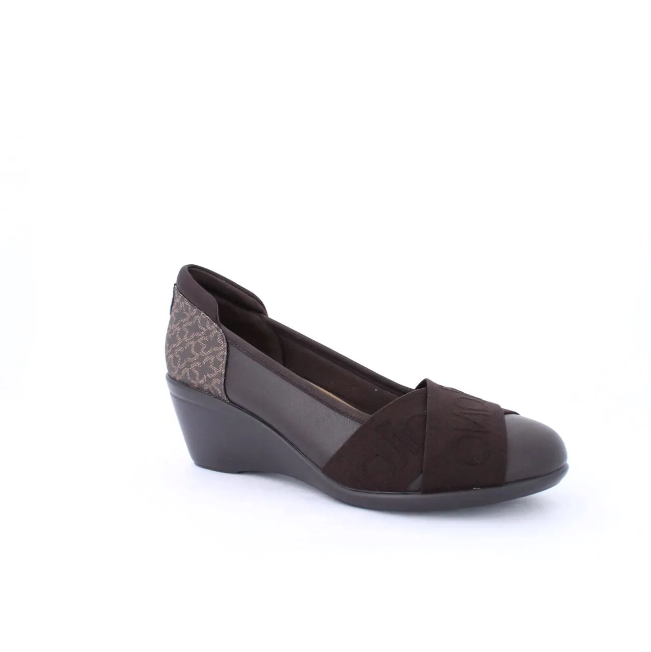 ALEXIE WEDGE PUMPS  - BROWN