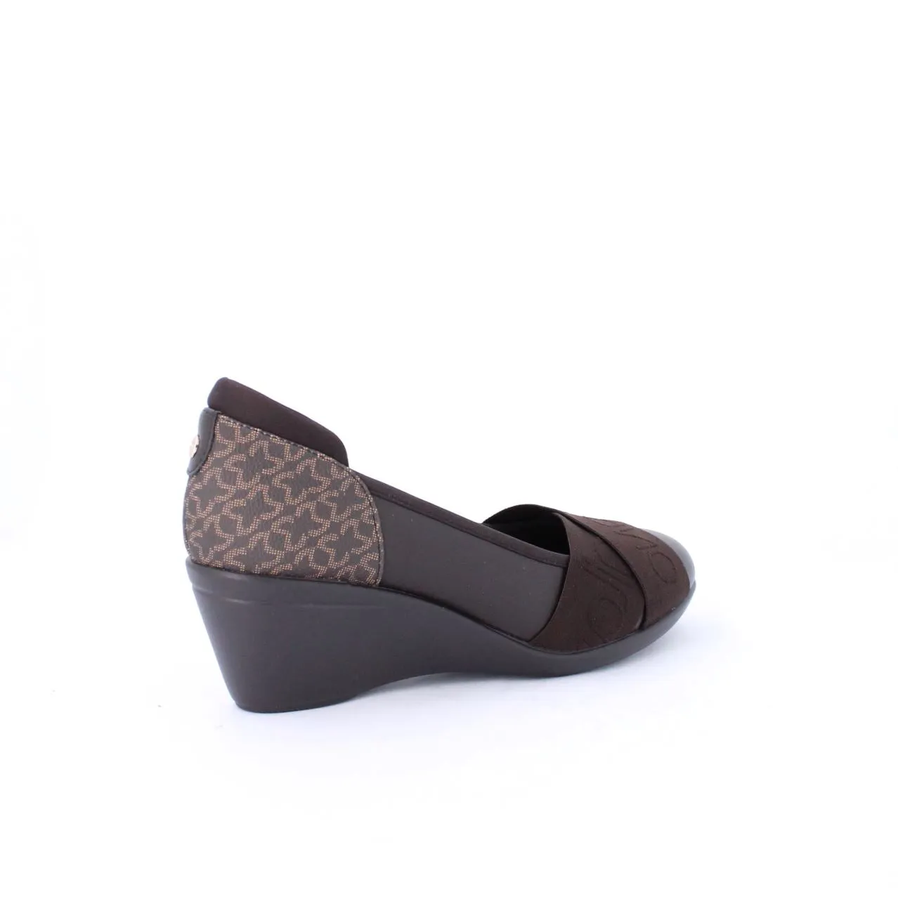 ALEXIE WEDGE PUMPS  - BROWN