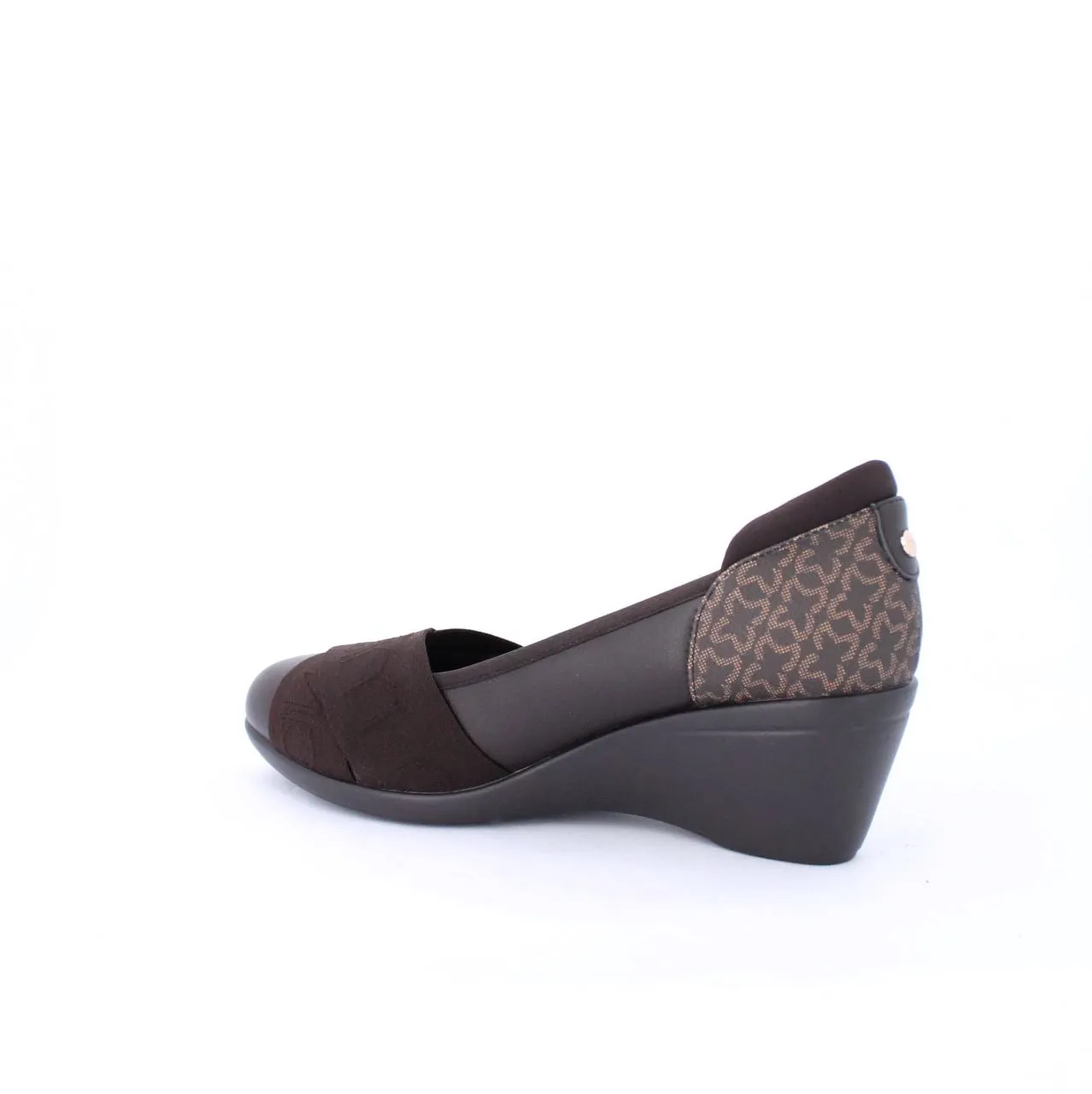 ALEXIE WEDGE PUMPS  - BROWN