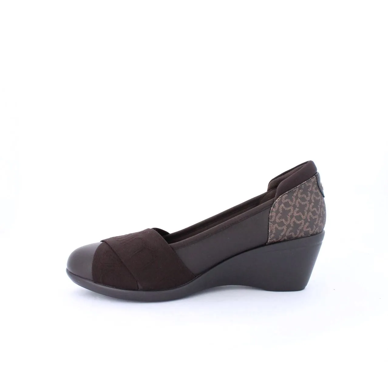 ALEXIE WEDGE PUMPS  - BROWN