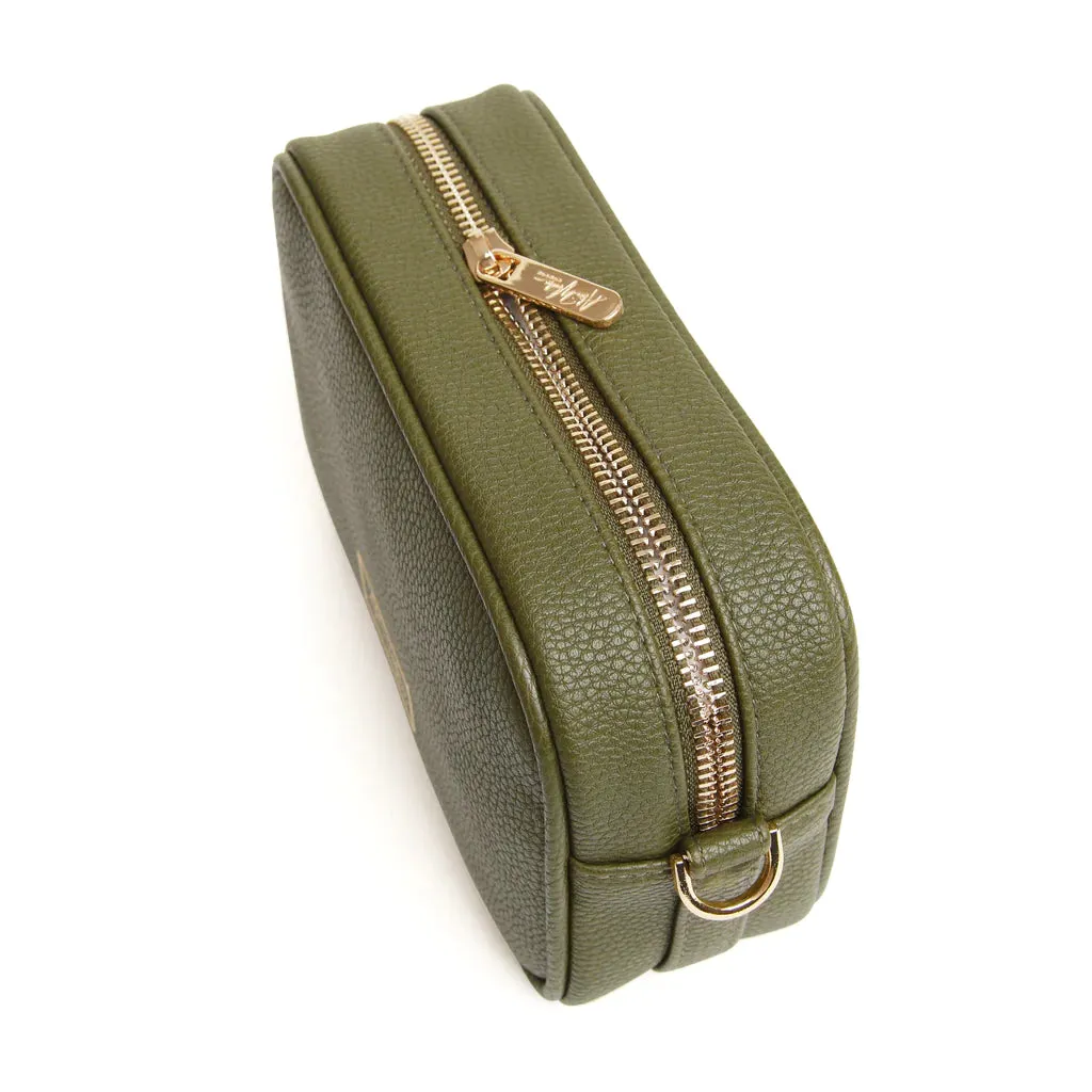 Alice Wheeler Mini Cross Body Bag Olive