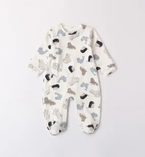 Allover Print Baby Romper