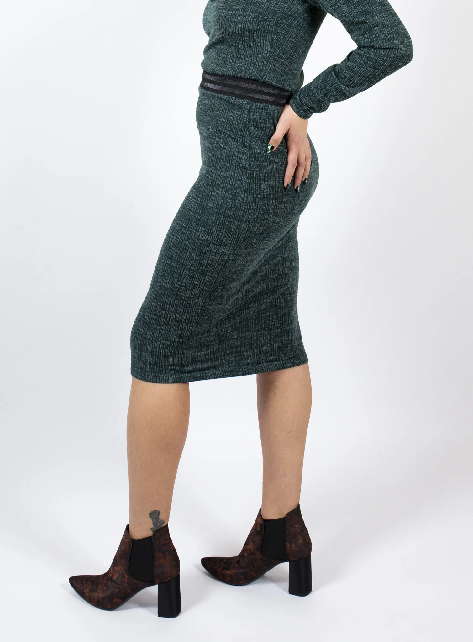 Alphamama Skirt - Forest Green