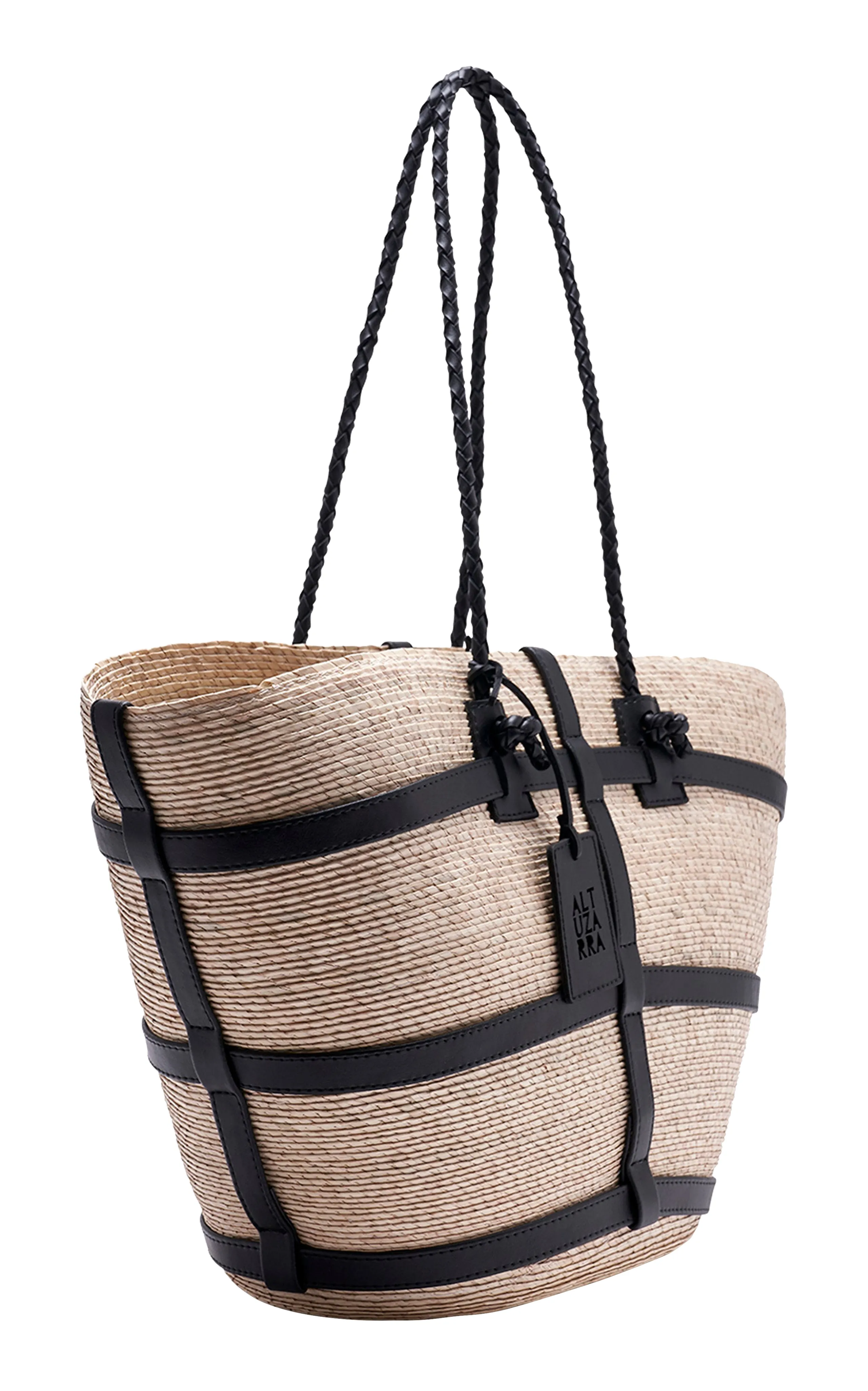 Altuzarra Watermill Large Raffia Bag