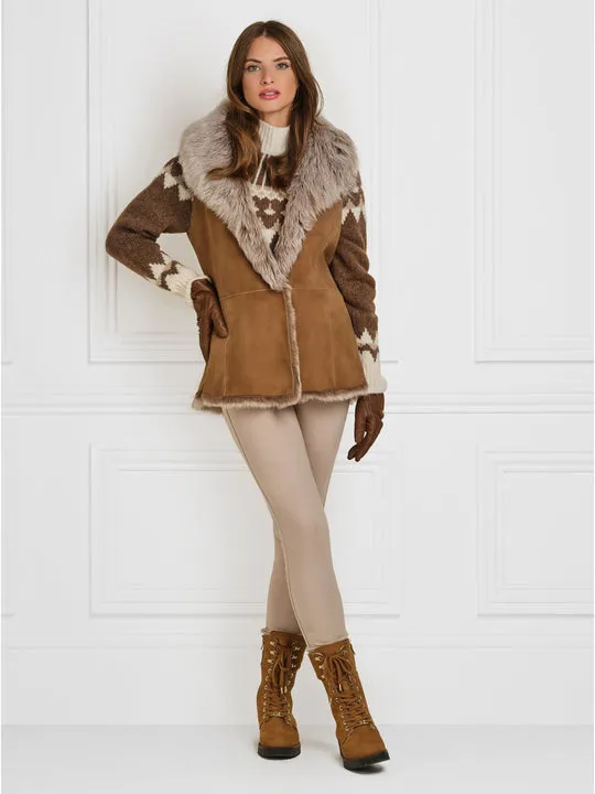 Anglesey cognac Combat Boots
