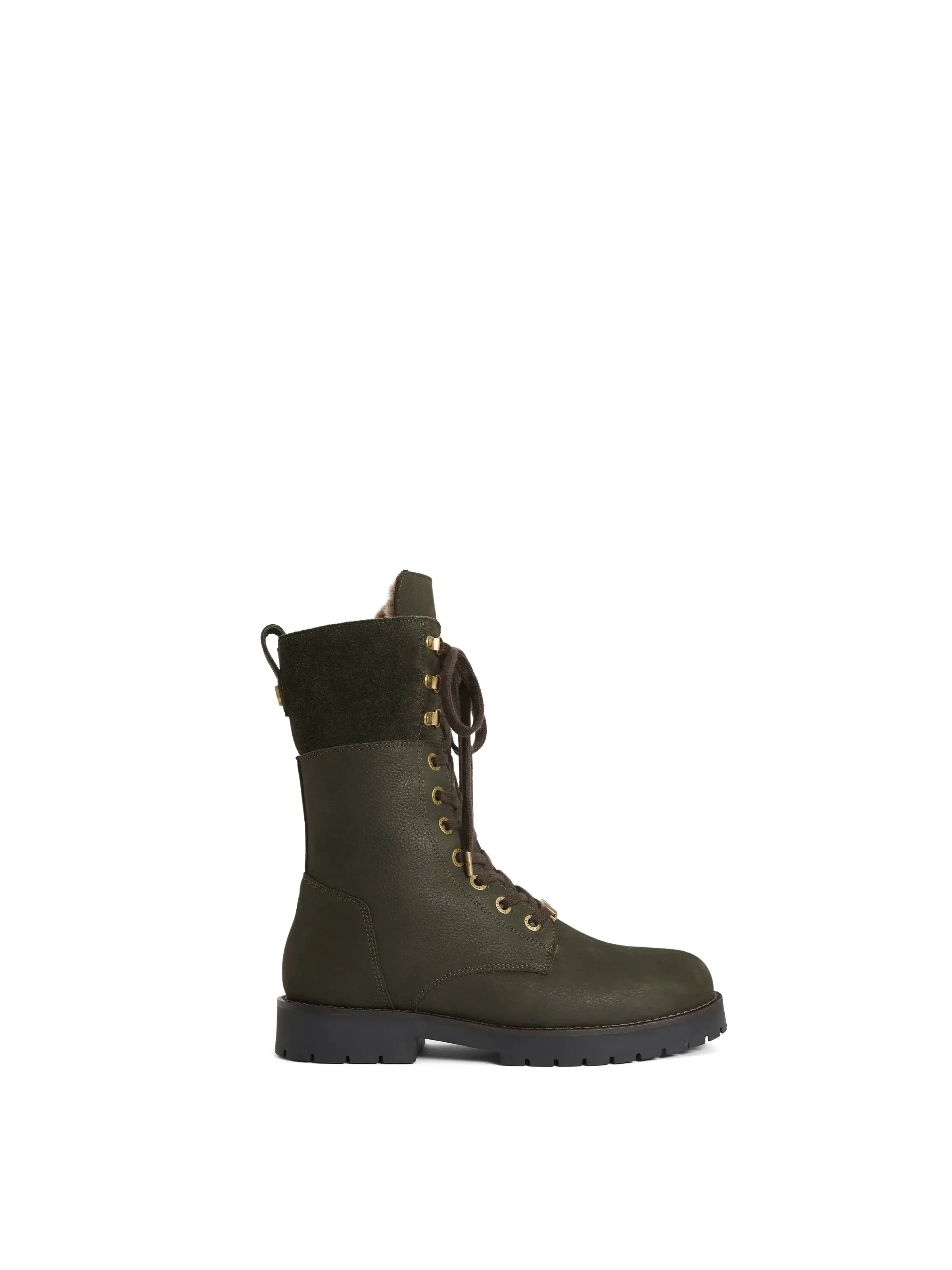 Anglesey moss green Combat Boots
