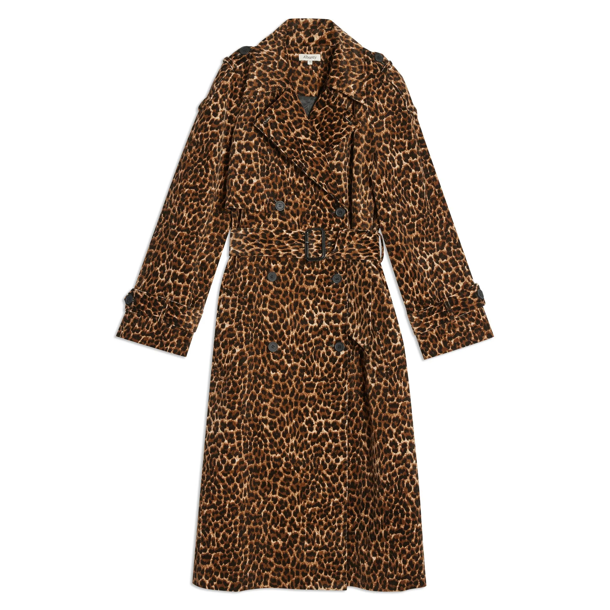 Animal Cord Trench Coat