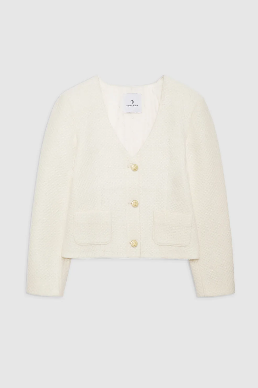 Anitta Jacket - Ivory Woven