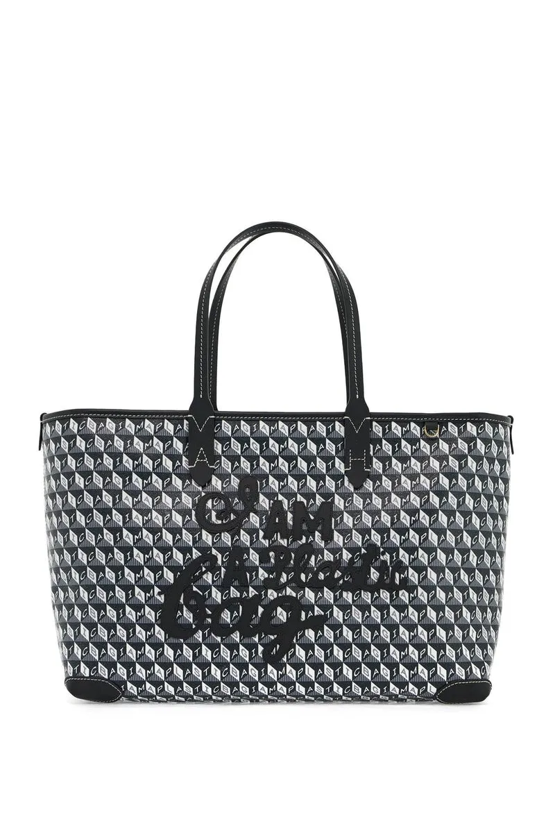 Anya Hindmarch    Anya Hindmarch I Am A Plastic Bag Zipped Motif Tote Bag