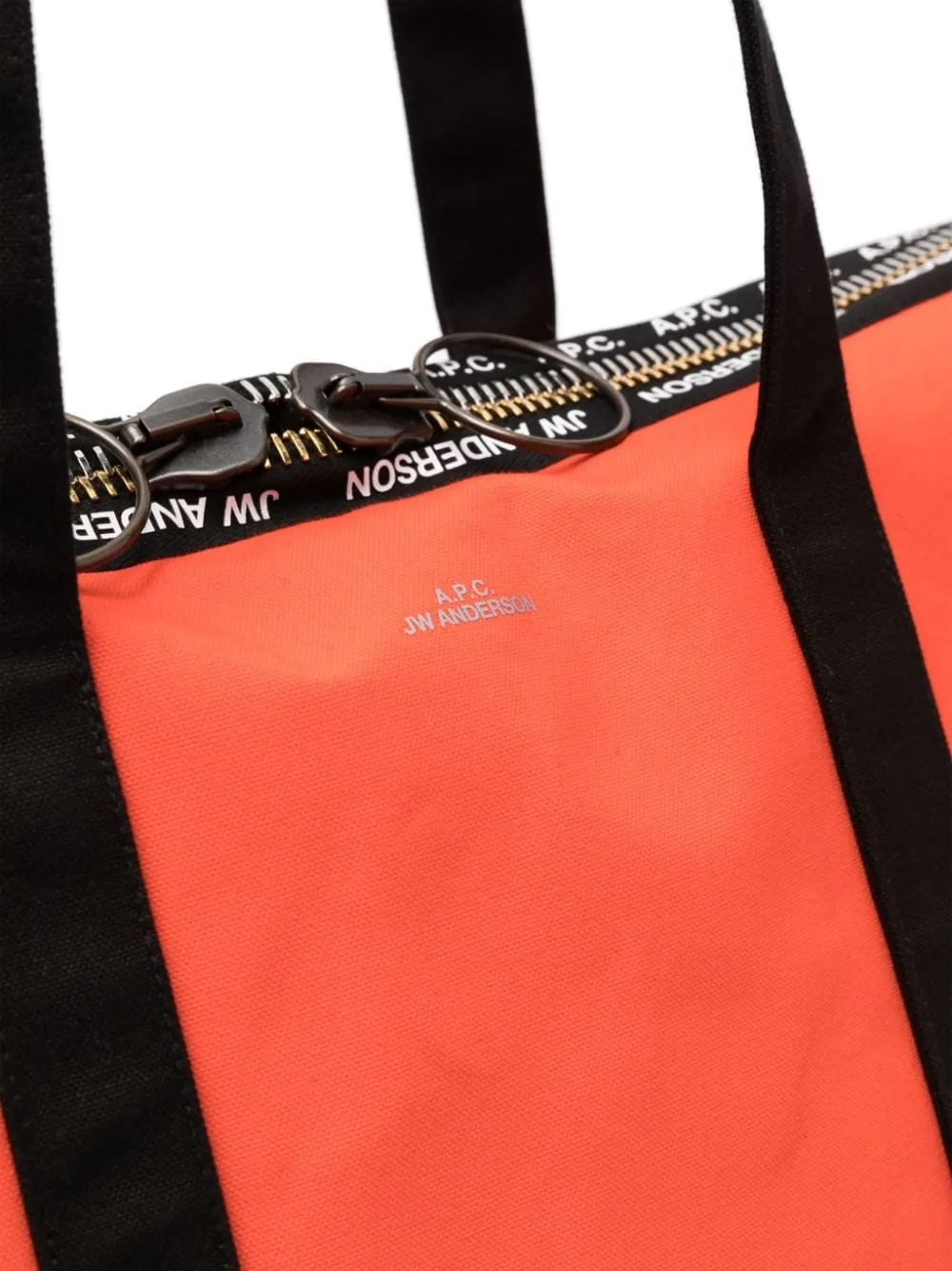 A.P.C. X Jw Anderson    A.P.C. X Jw Anderson Cotton Zipped Tote Bag