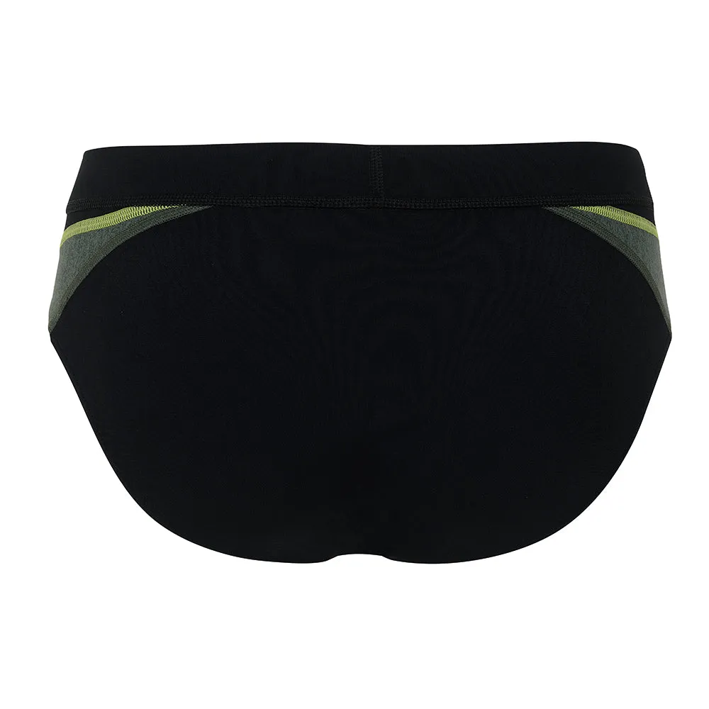 Aqua Sphere Manu Brief - Black/Bright Green (SM 259 0131)