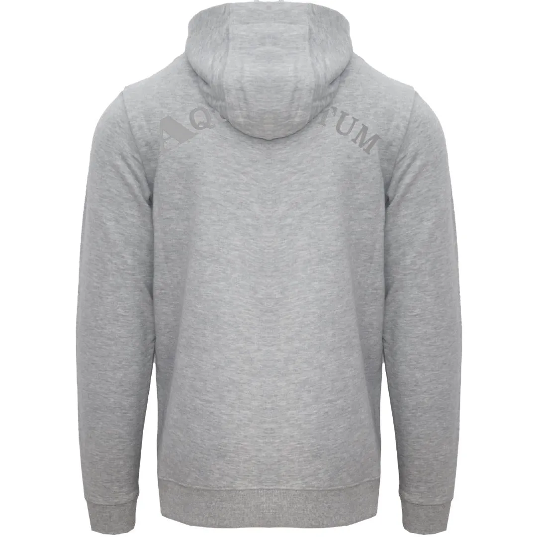 Aquascutum Aq 1851 Patch Logo Grey Hoodie