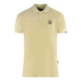 Aquascutum London Crest Beige Polo Shirt
