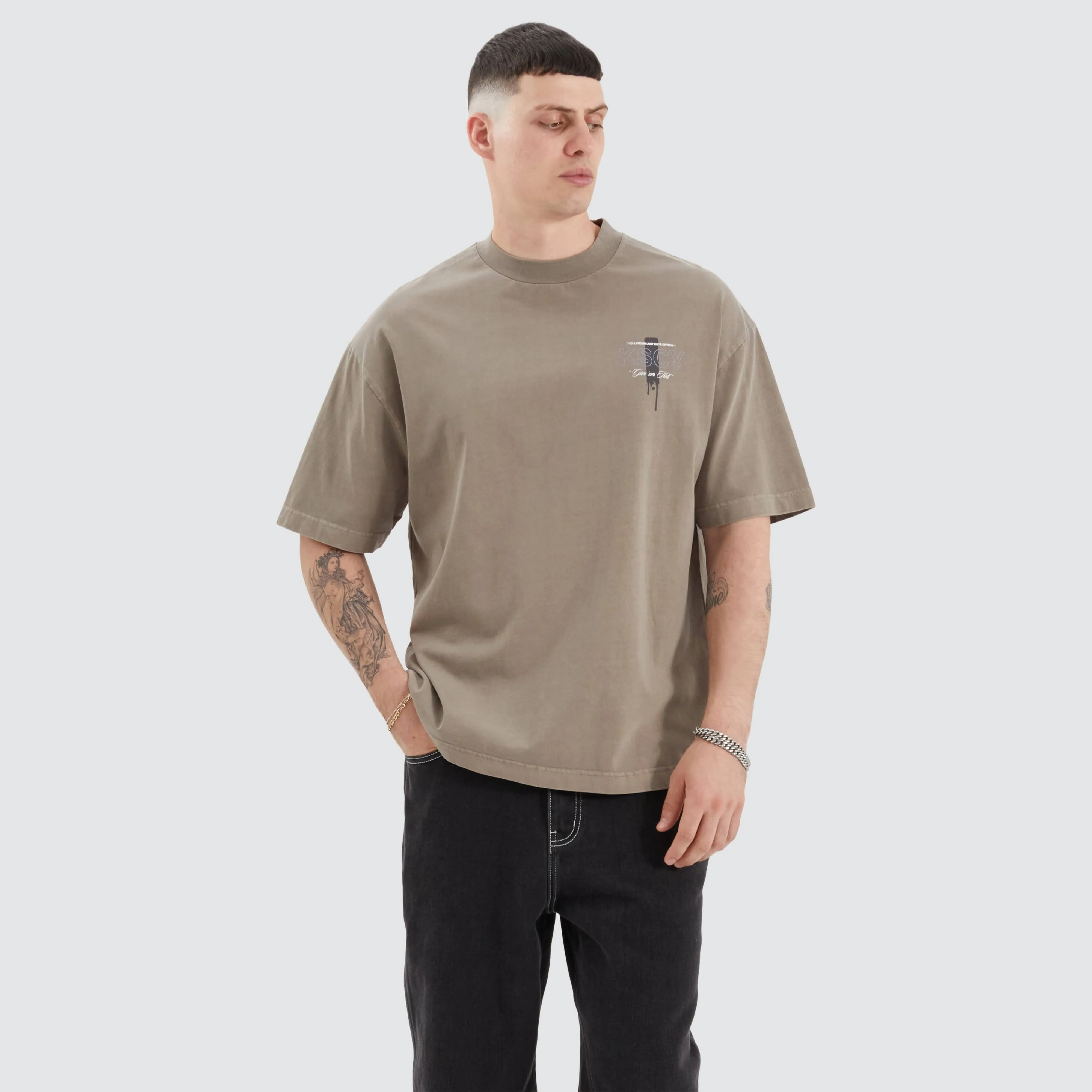 Aral Street Tee Pigment Driftwood
