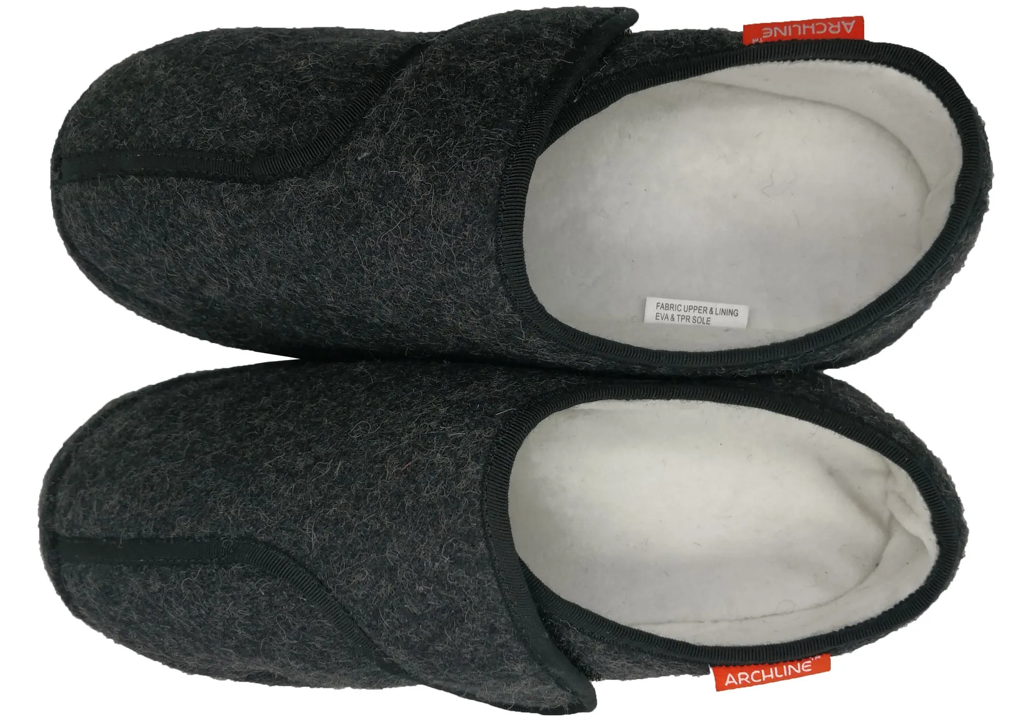 Archline Mens Orthotic Slippers Plus Closed Toe Comfort Slippers