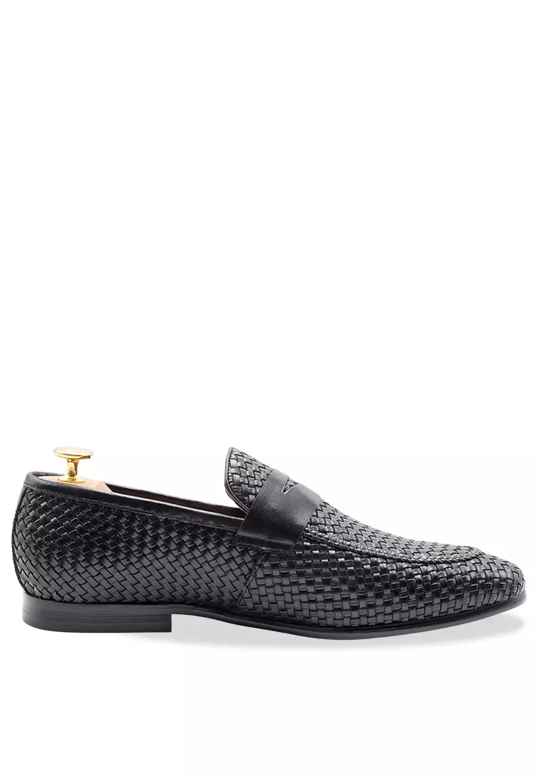 Arden Teal Viejo Black Penny Loafer