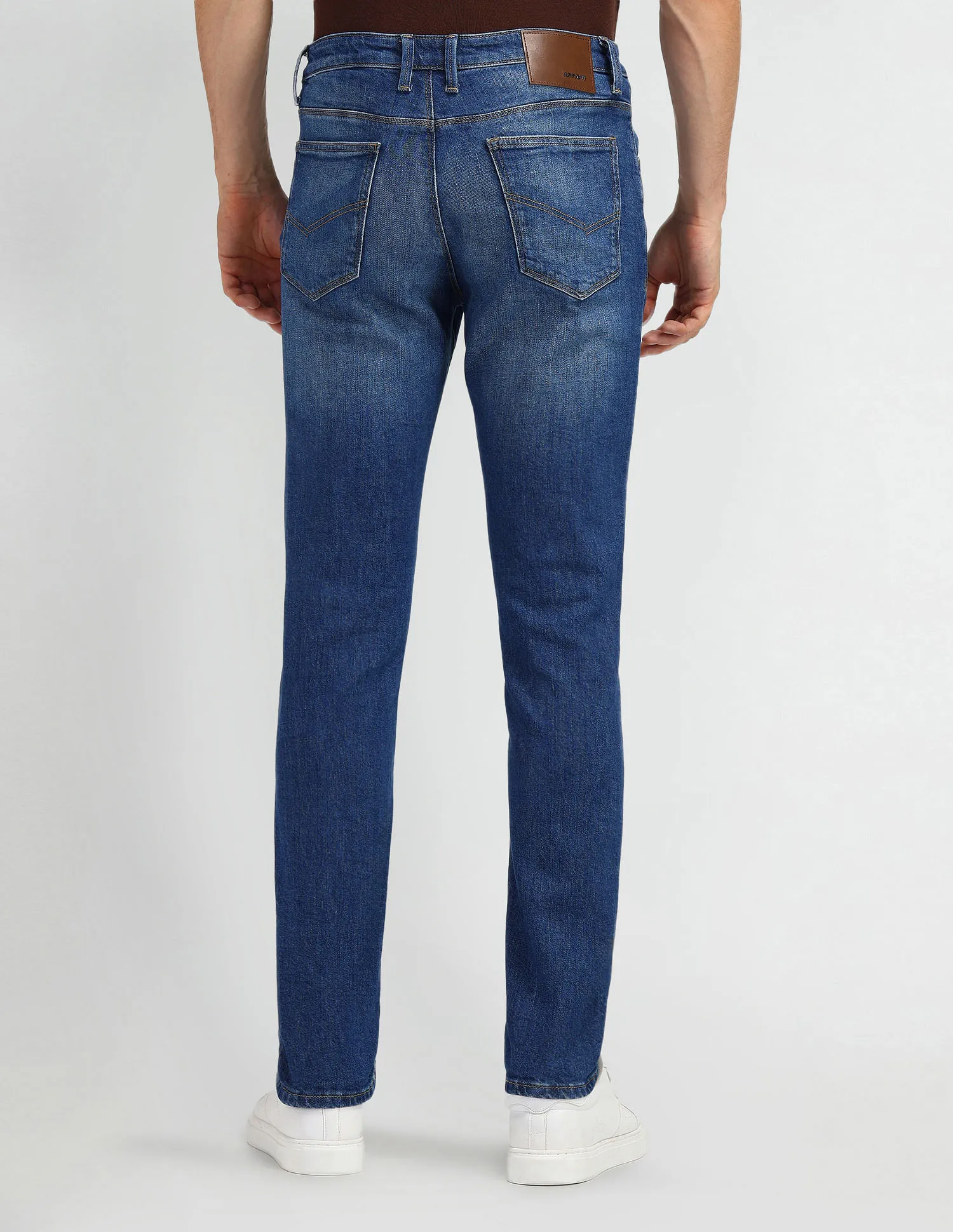 Arrow Sport Mid Rise Jameson Slim Fit Jeans