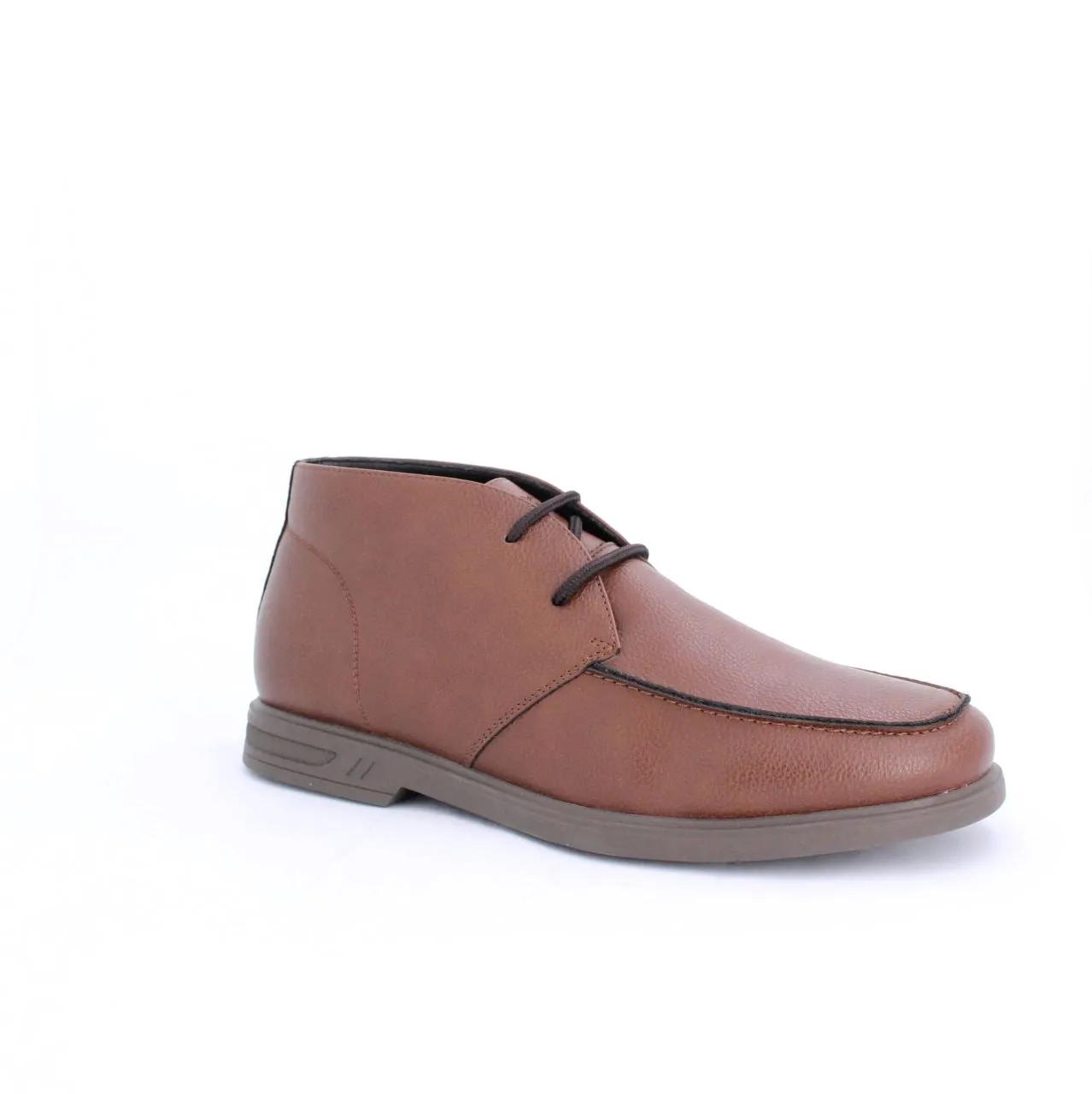 ASCARI MENS CHUKKA BOOTS-BROWN