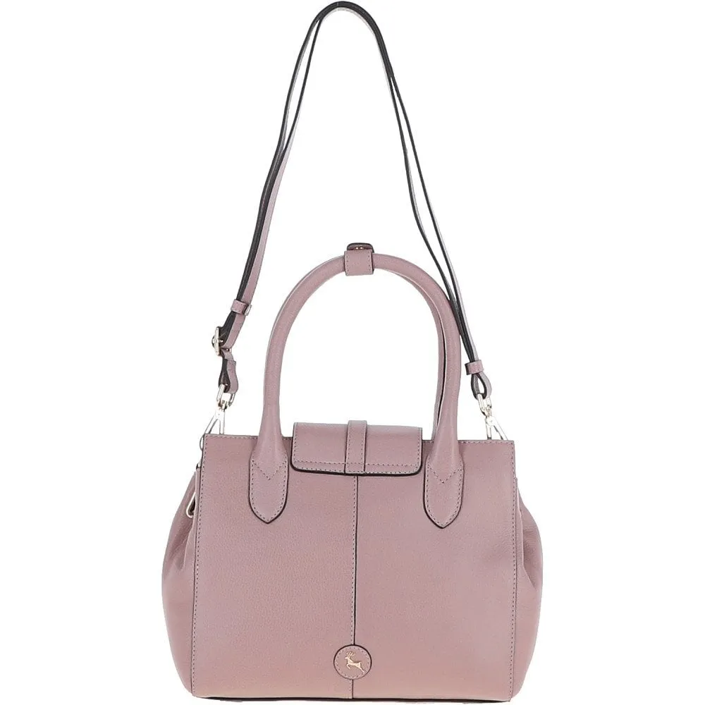 Ashwood Ladies Leather Tote Bag Wood Rose: J-12