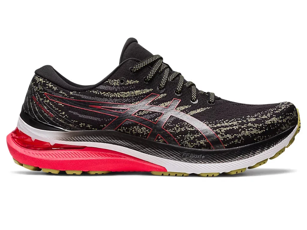 Asics Men's GEL-KAYANO 29 Wide - BLACK/ELECTRIC RED