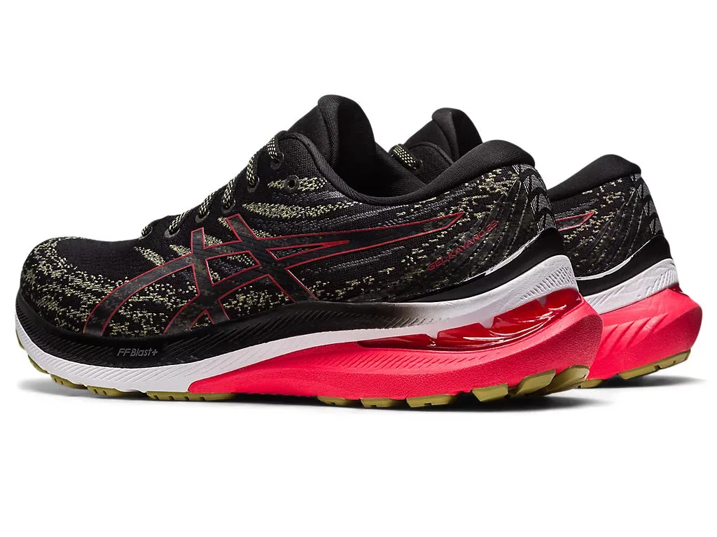 Asics Men's GEL-KAYANO 29 Wide - BLACK/ELECTRIC RED