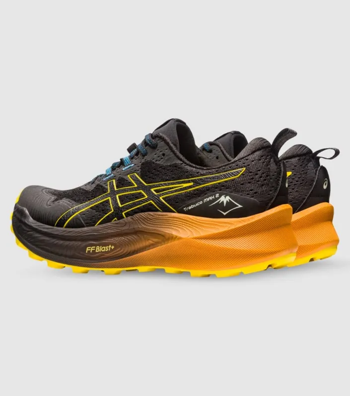 asics trabuco max 2 mens black