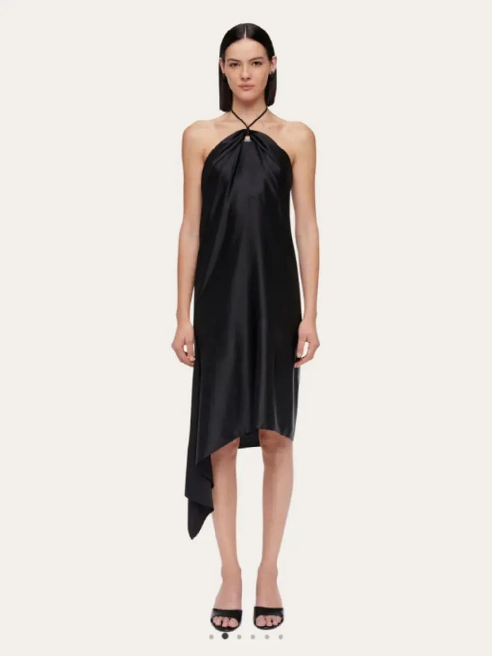 Asymmetric Silk Dress