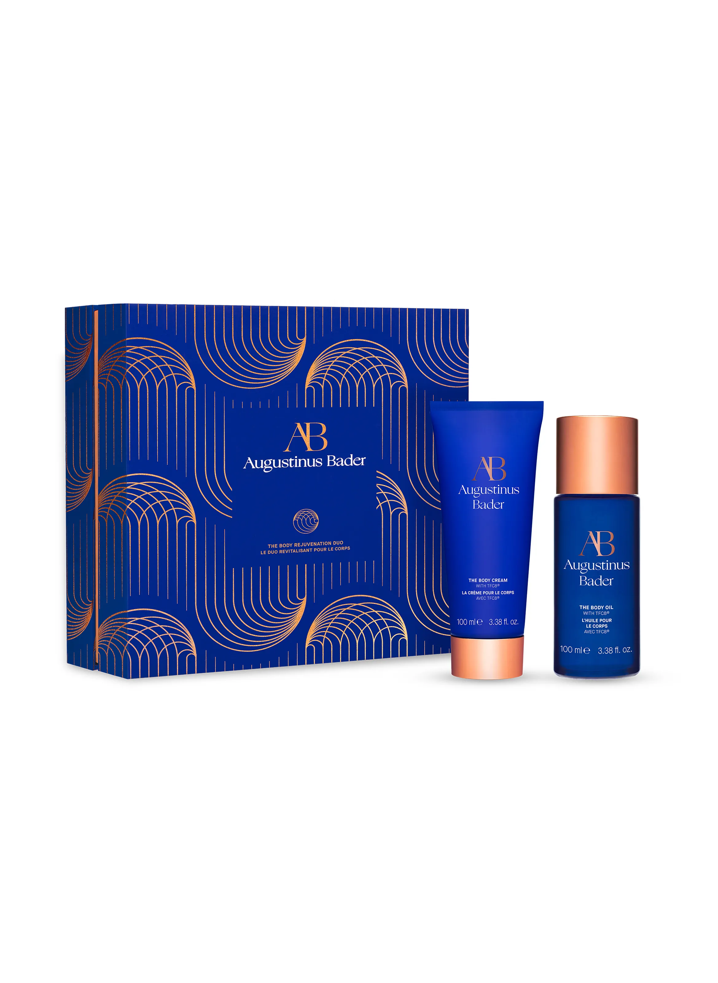AUGUSTINUS BADER  Body cream and body oil duo