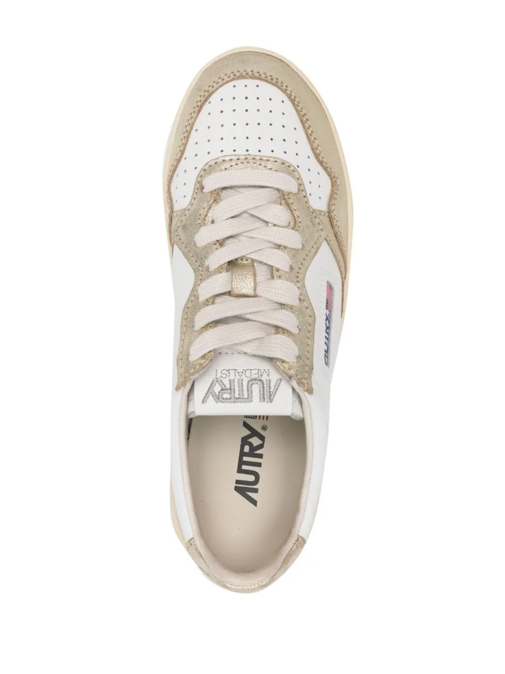 Autry    Autry Platform Low Leather Sneakers
