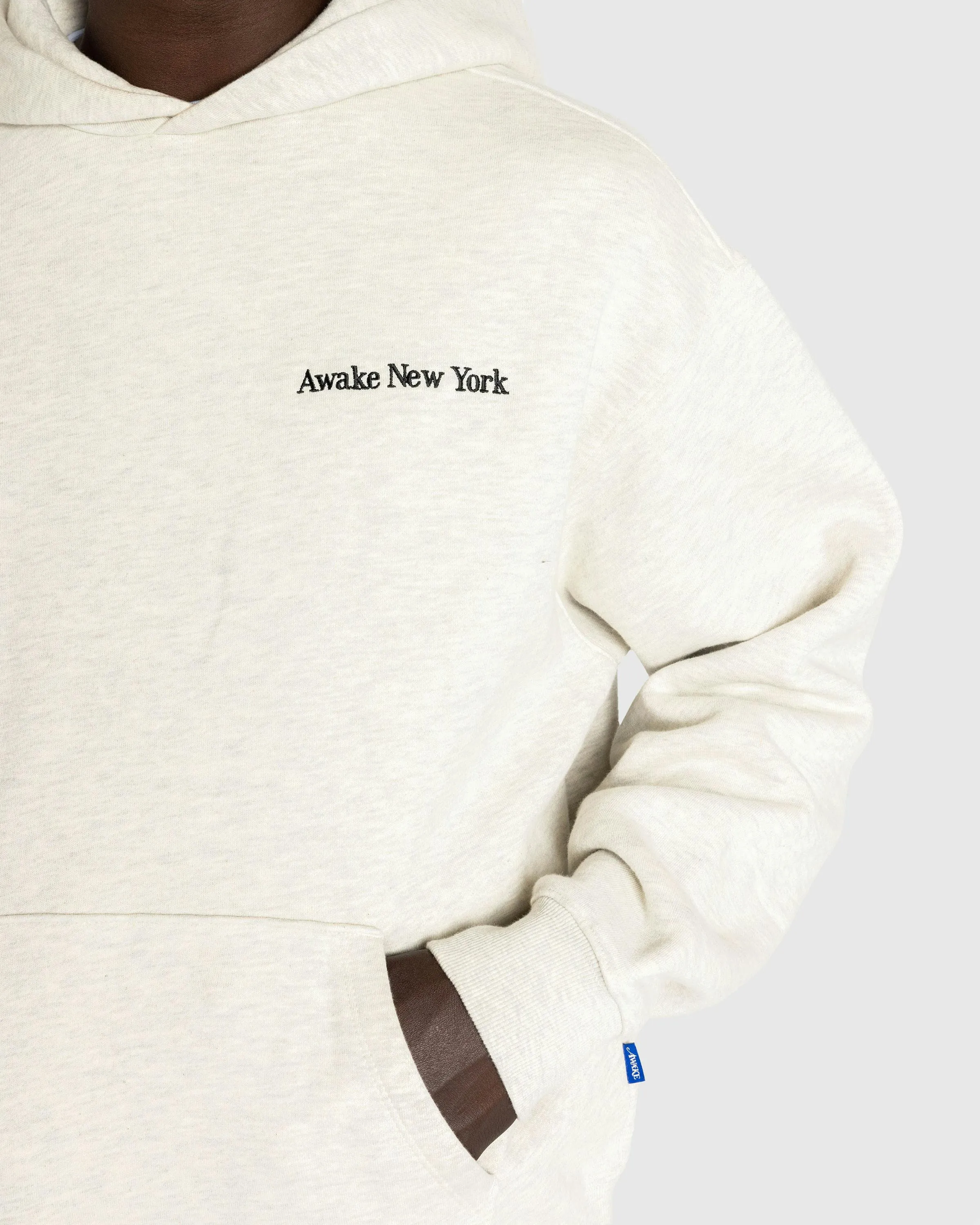 Awake NY – Serif Hoodie Grey | Highsnobiety Shop