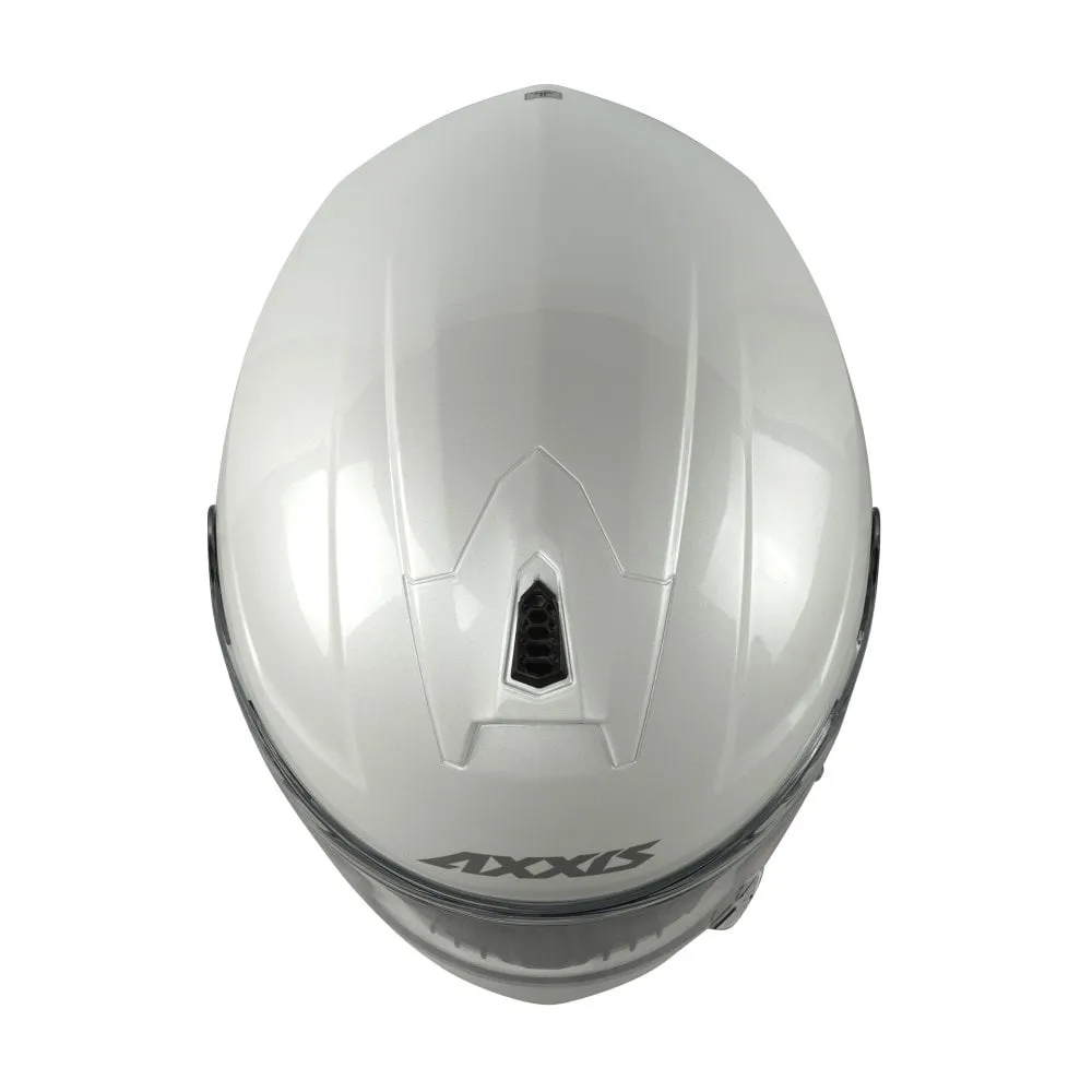 Axxis Draken Plain Helmet - Pearl White