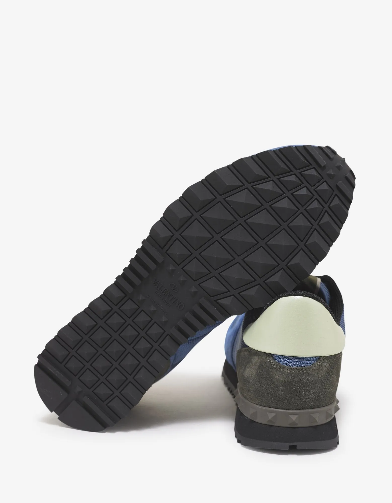 Azure Blue Nylon Mesh Rockrunner Trainers