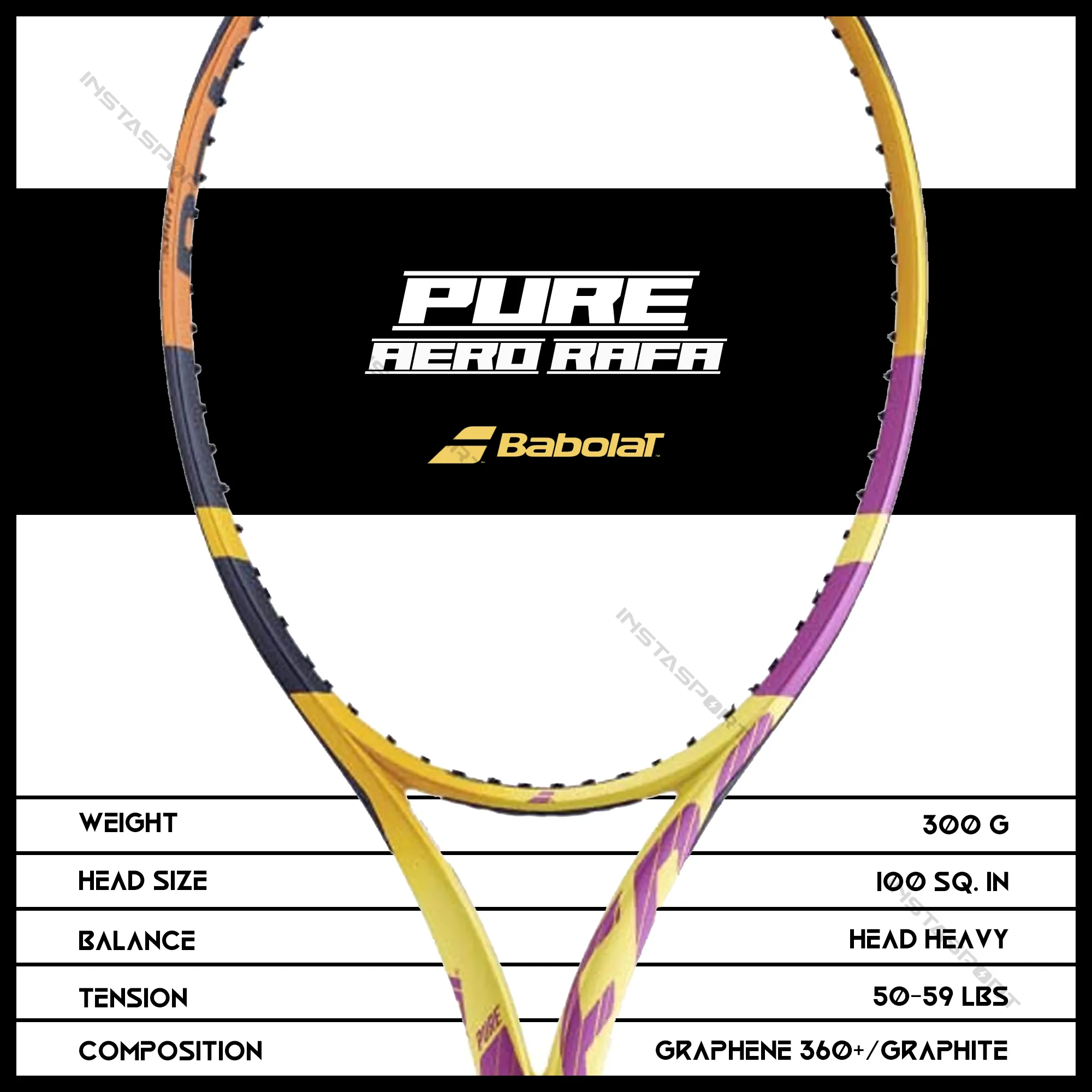 Babolat Pure Aero RAFA Tennis Racquet - DOD