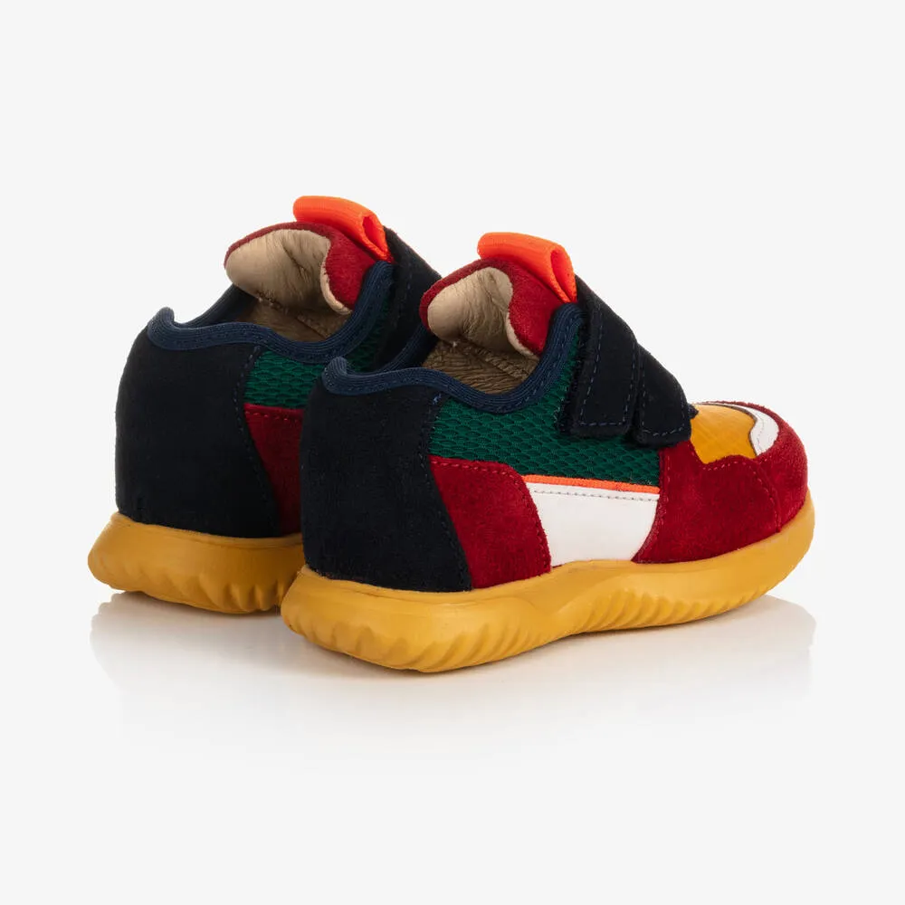 Baby Boys Blue & Red Trainers