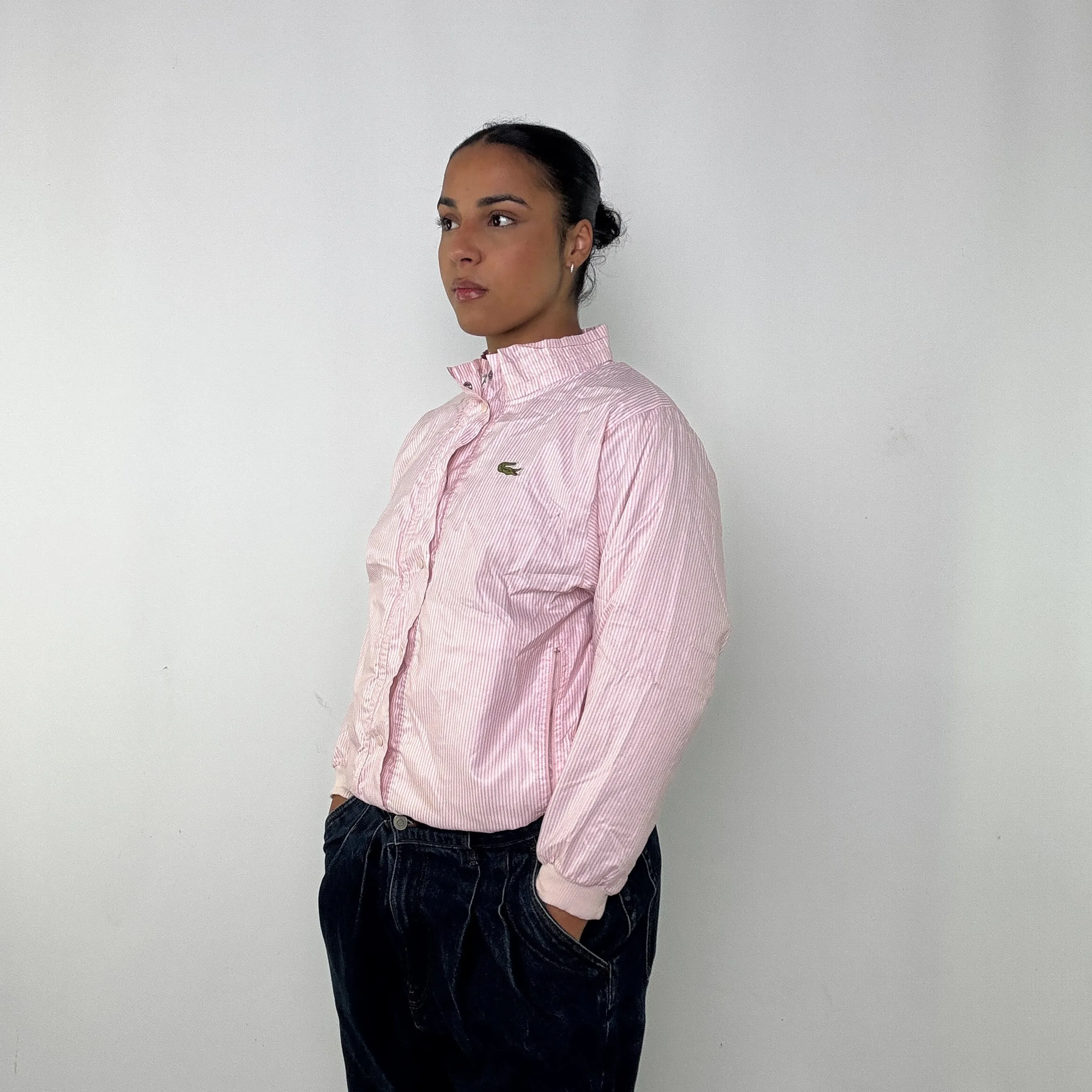 Baby Pink y2ks Lacoste Light Jacket (M)