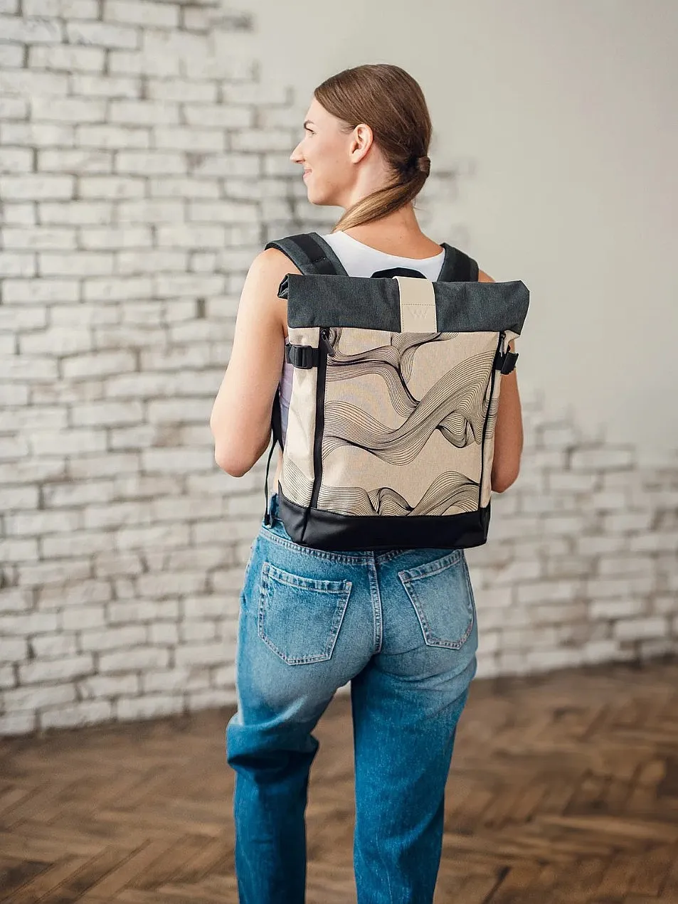backpack Vuch Nescio Chaos - Creme - women´s