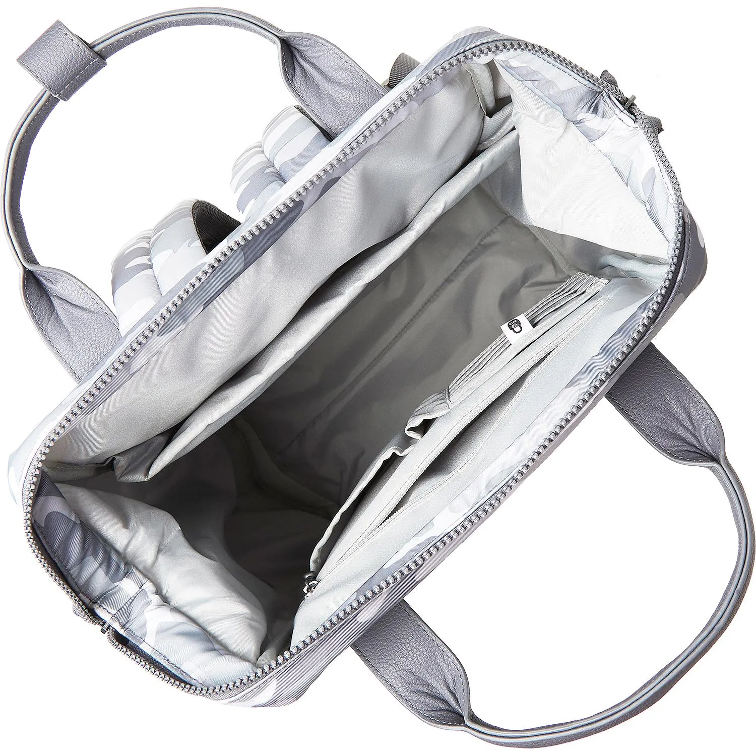 Baggallini Soho Backpack Grey Camo Nylon