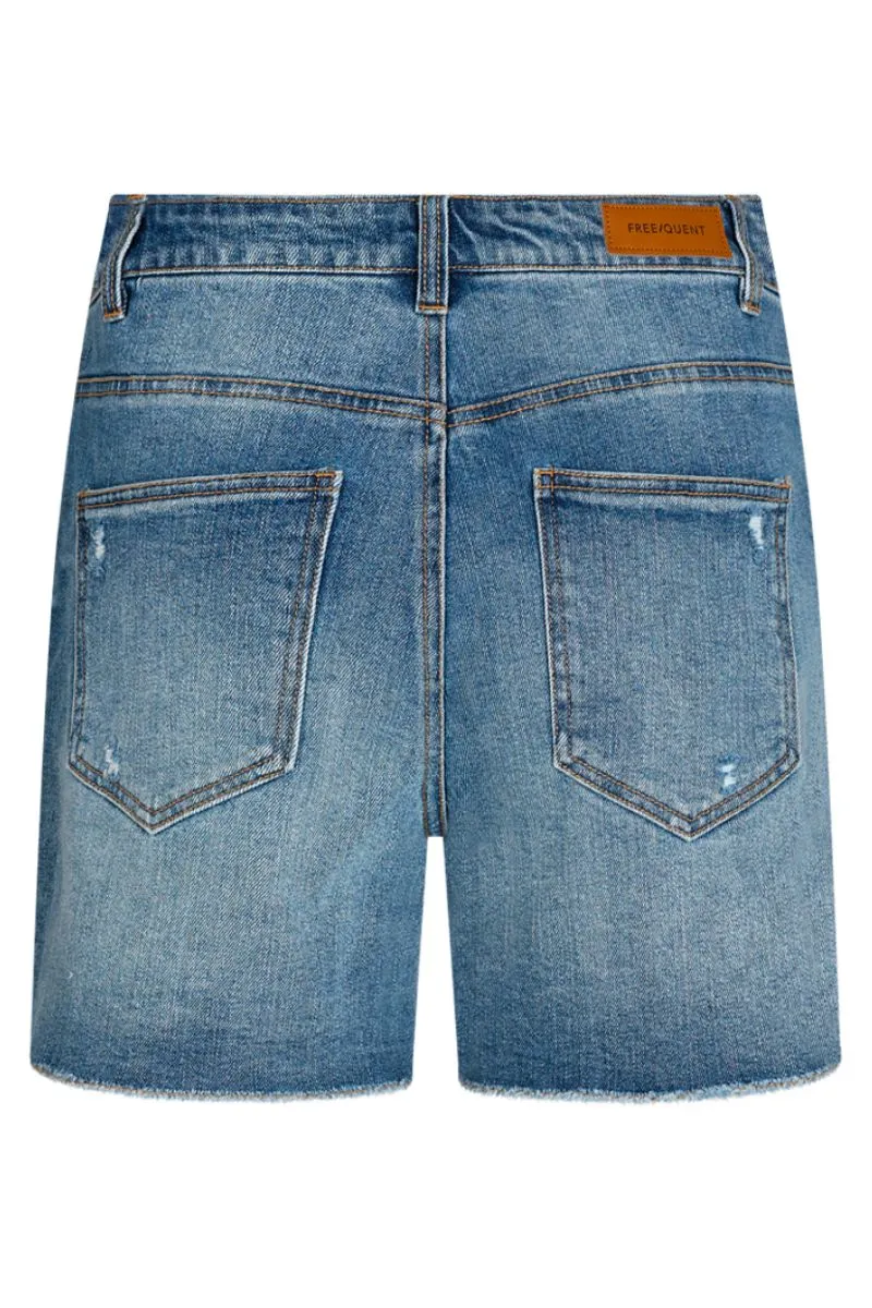 Bagger Shorts | Medium Blue Denim | Shorts fra Freequent