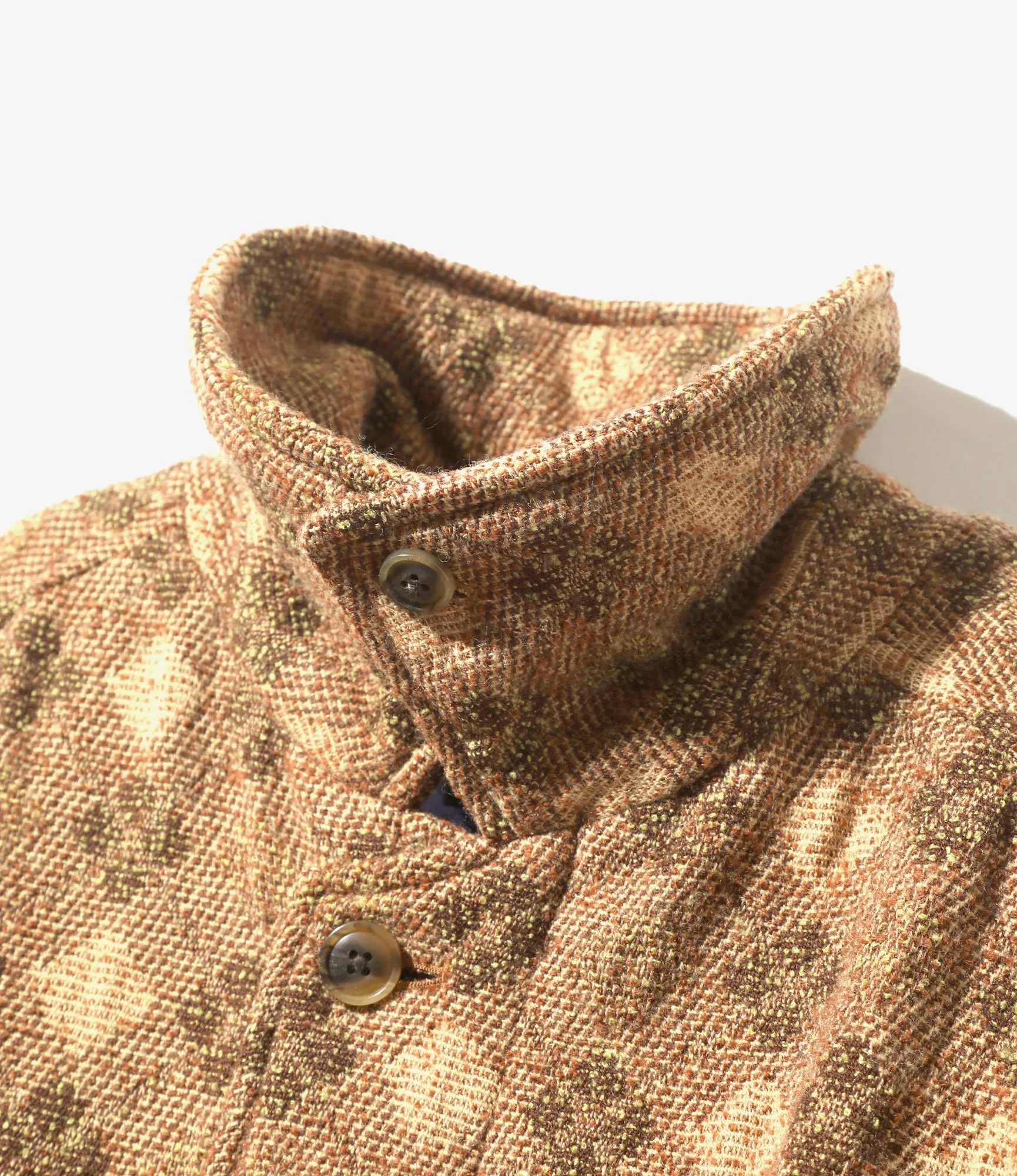 Balcollar Coat – Brown Argyle Jacquard