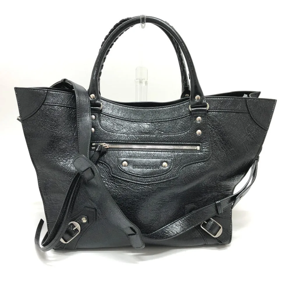 BALENCIAGA Tote Bag 702499 leather black Neo classic mens