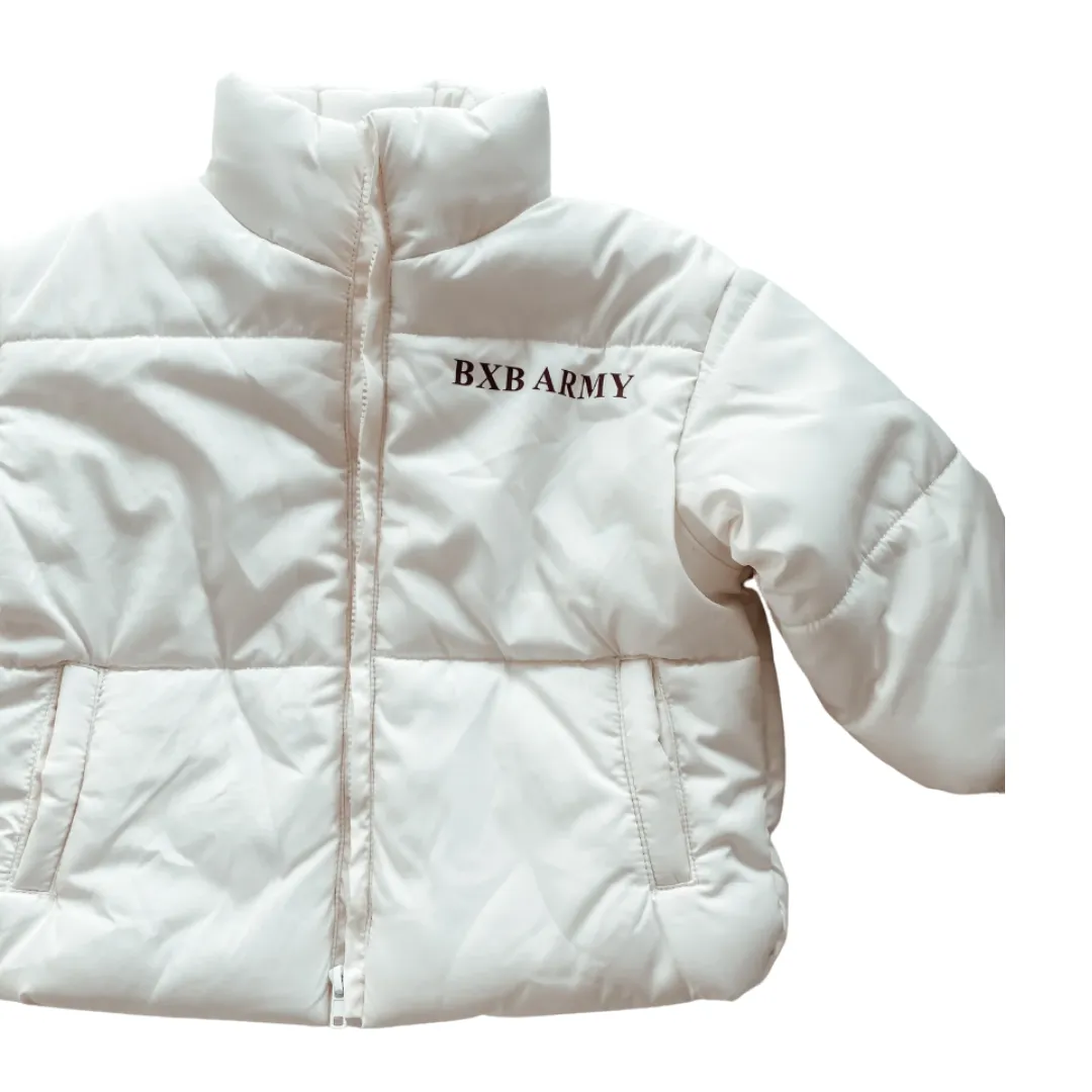 Ballerinas and Boys - Kids Puffer Jacket | Cream