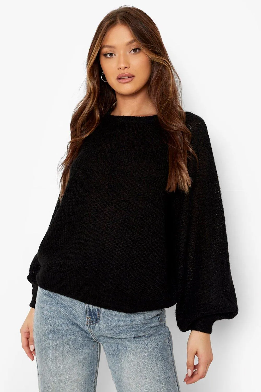 Balloon Sleeve Sweater