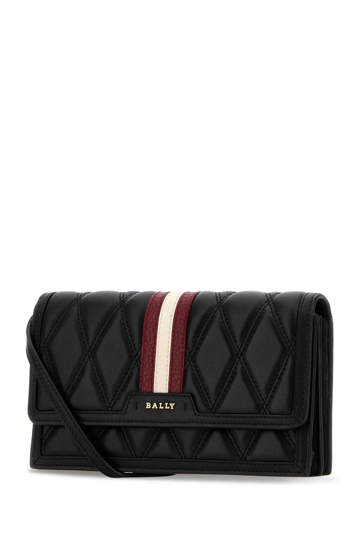 Bally Balck Leather Dafford Crossbody Bag
