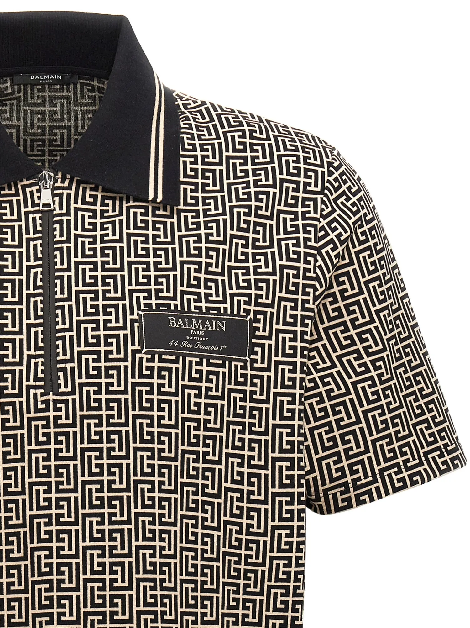 Balmain    Balmain 'Monogram' Polo Shirt