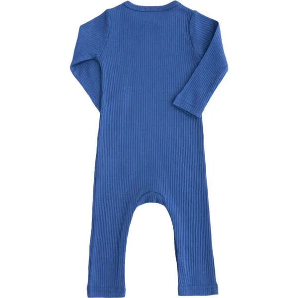 BANBLU LS Modal Romper, Blue