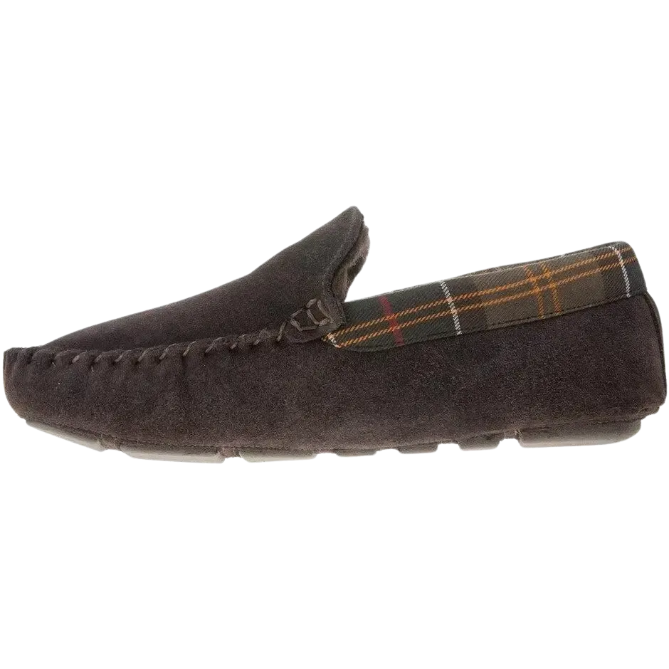 Barbour Monty Slippers in Brown