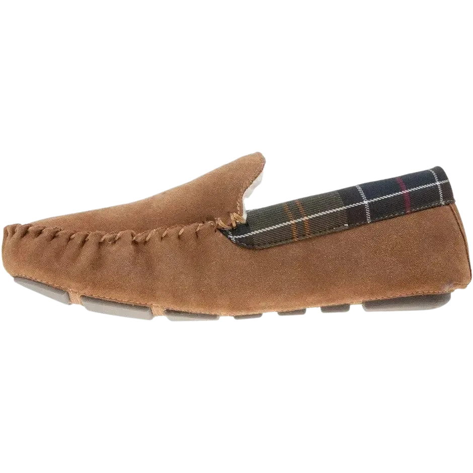 Barbour Monty Slippers in Camel